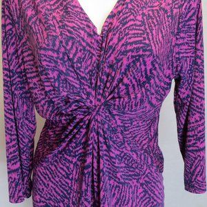 Attention ruched front shirt